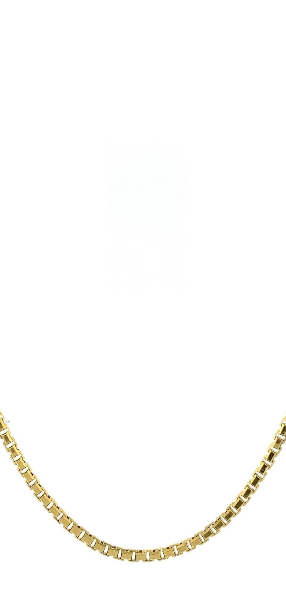 Vintage 14K Gold Long Necklace Venetian 70 cm